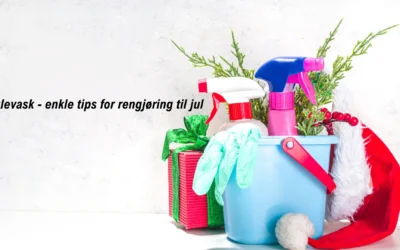 Julevask – enkle tips for rengjøring til jul